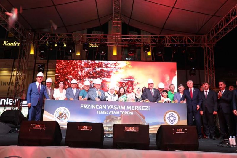 Erzincan Ya�am Merkezi Temel Atma T�reni